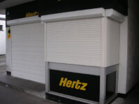 Our commercial shutters have been used for a range of businesses such as Hertz