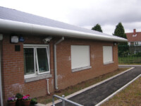 Commercial shutters available from Lakeside Security